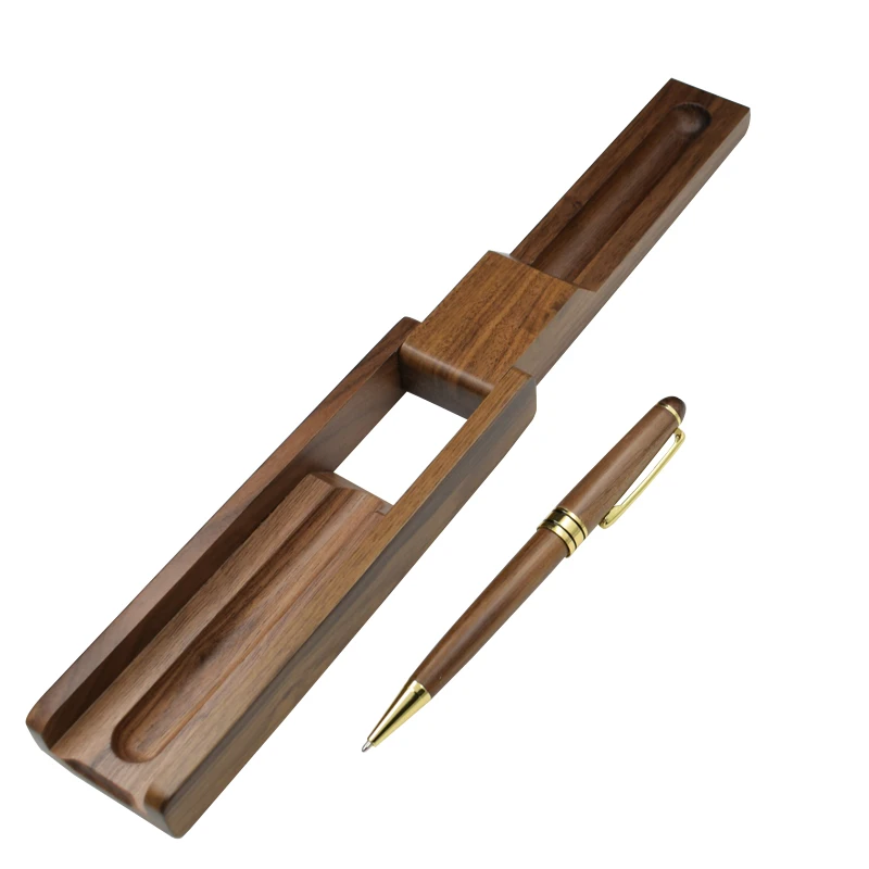 Шариковая ручка складной набор из орехового дерева для офиса и школы | Канцтовары