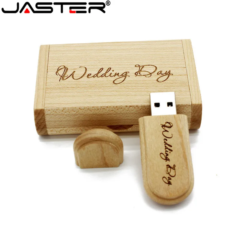 USB флеш накопитель JASTER деревянный 4/16/32/64 ГБ|pendrive 4gb|wooden usbflash drive |