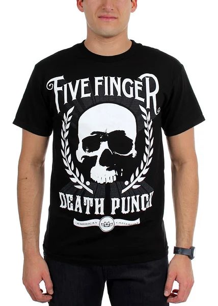 

cheap men t-shirt fashion shirt Five Finger Death Punch Mens Skull Zoom T-Shirt