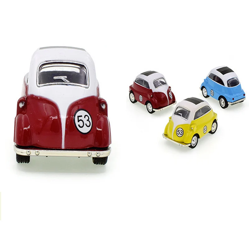 Мультяшная детская модель автомобиля из сплава в виде жука игрушечный