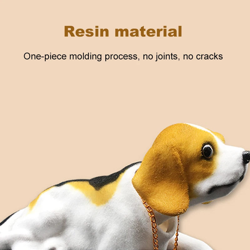 

Beagle Car Cute Shaking Head Dog Nodding Dog In The Car Plush Doll Interior Plush Car Ornaments Accessories Support Dropshipping