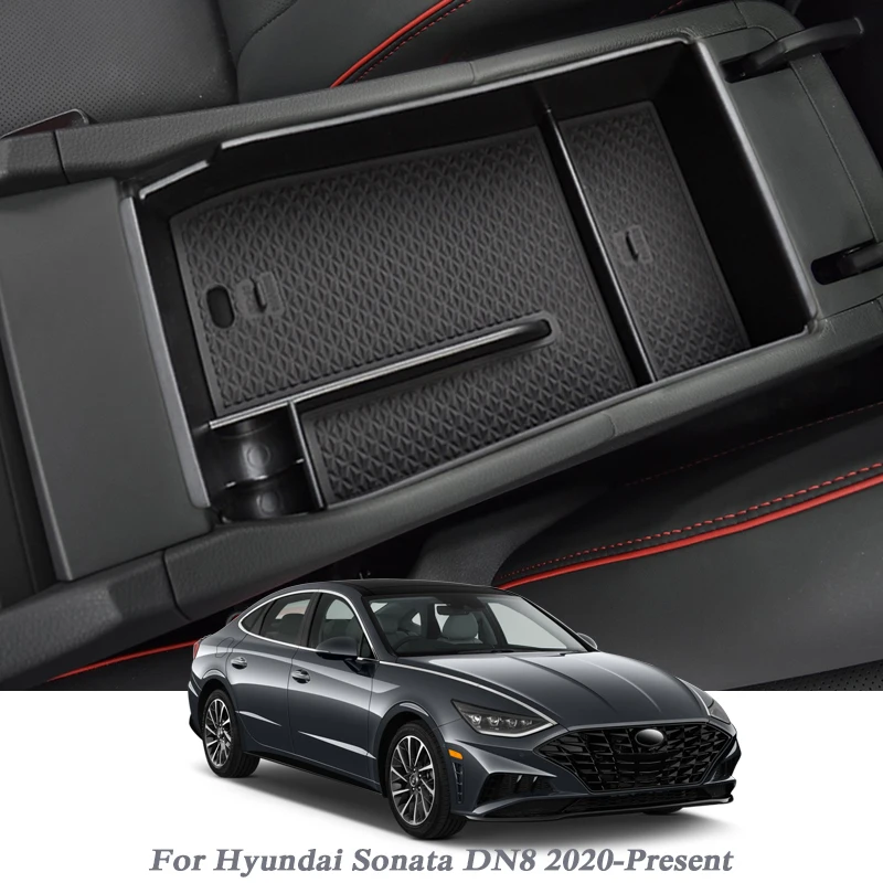 

Автомобильный Стайлинг для Hyundai Sonata DN8 2020-2023 LHD Центральная консоль подлокотник коробка чехлы для хранения аксессуары для авто