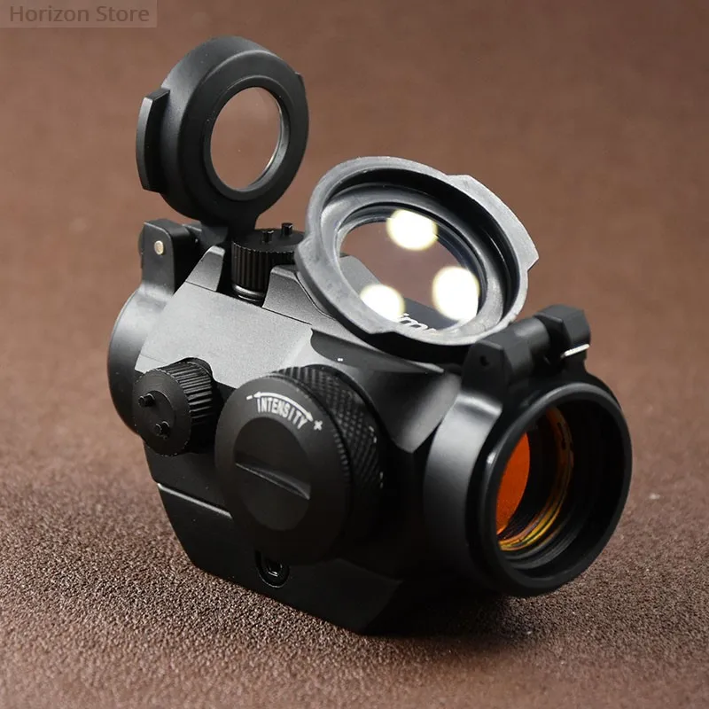 Тактический Микро 1x красный точечный прицел с 20 мм креплением на планку