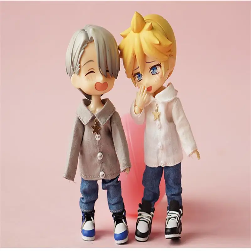 1 шт. Симпатичные куклы ob11 звезда рубашка Длинная Однотонная для 1/12 bjd аксессуары