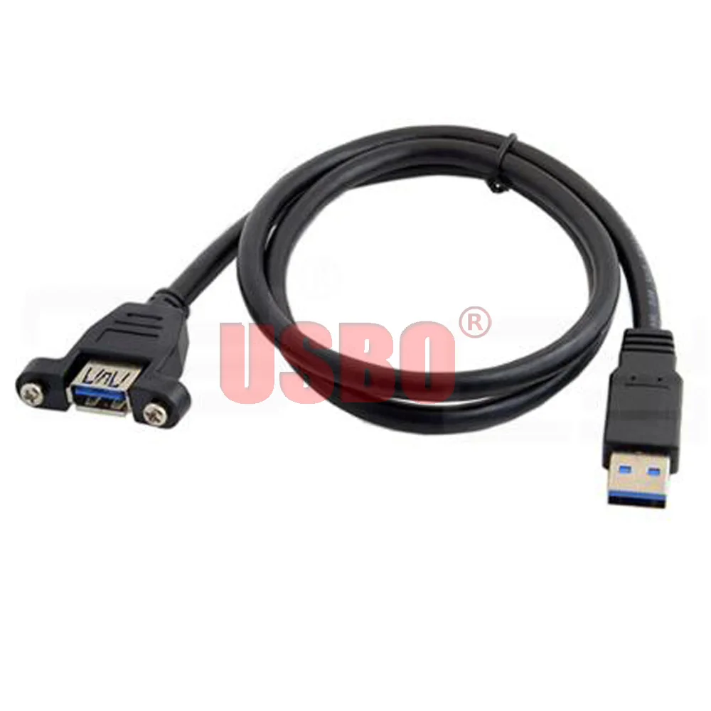 Удлинитель USB 0 5 с винтовым отверстием Гбит/с 8/3 м|Кабели USB| |