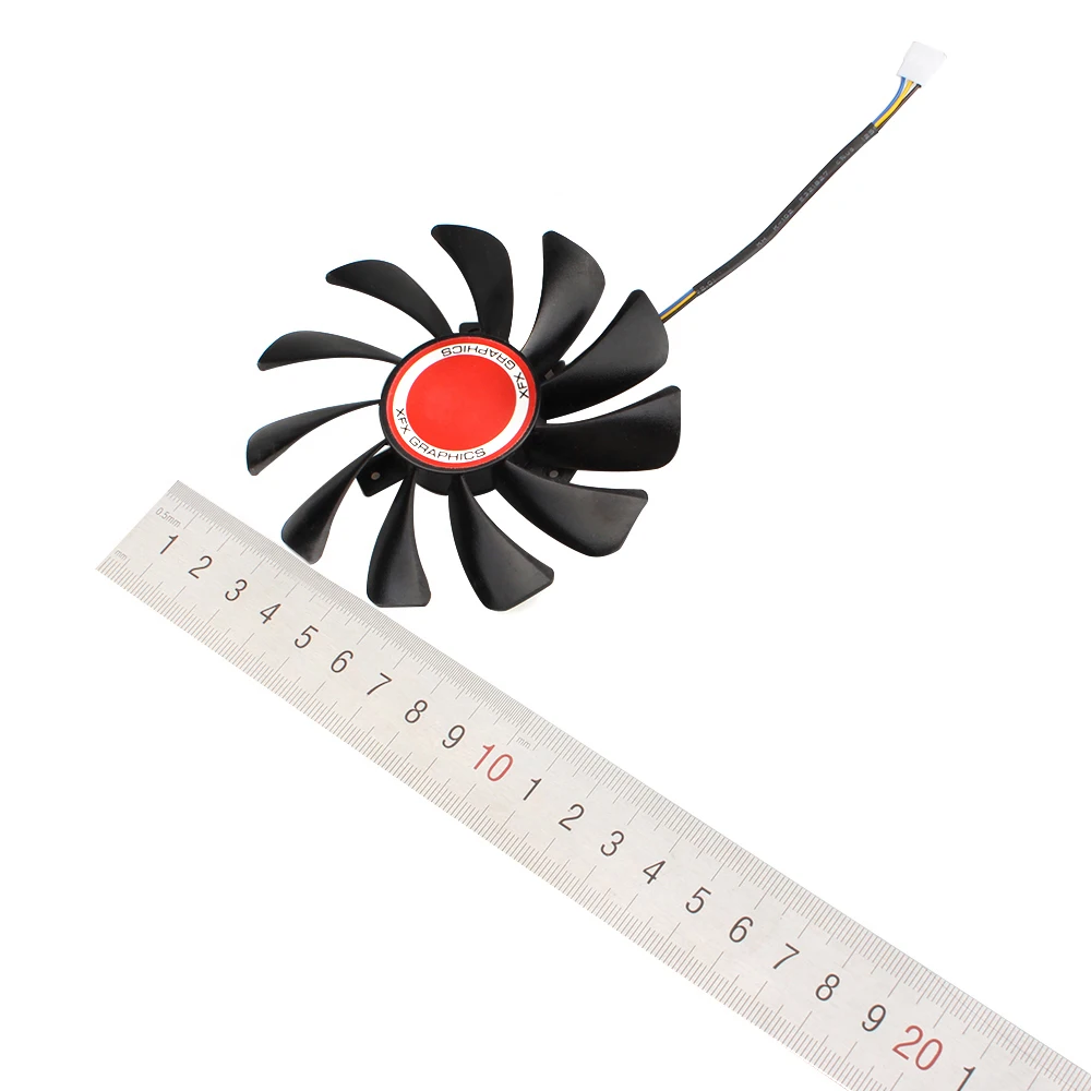 Вентилятор охлаждения для графической карты XFX AMD Radeon RX 580 584 588 RX580 RX584 RX588 2 шт./лот 95