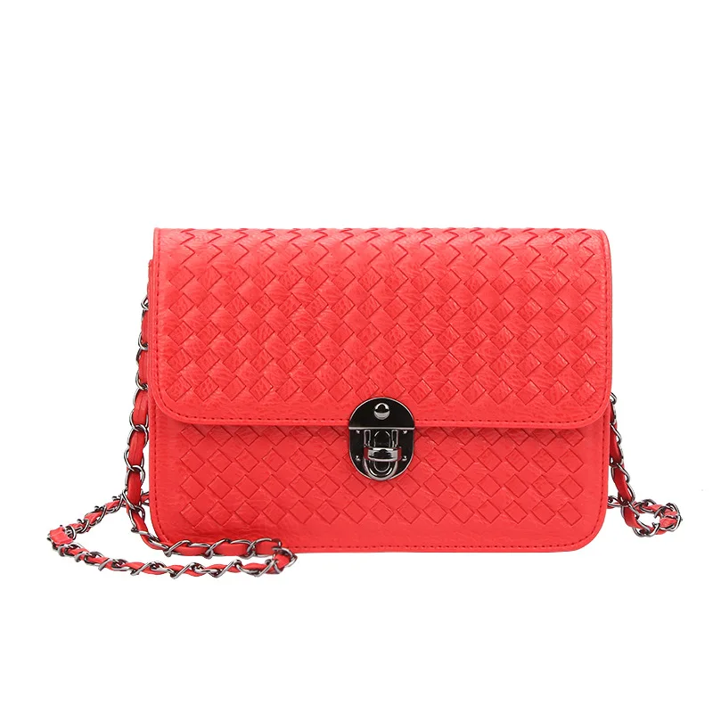 

Bag women 2020 new trendy woven small fragrance shoulder bag fashion messenger all-match mini chain lock female student bag