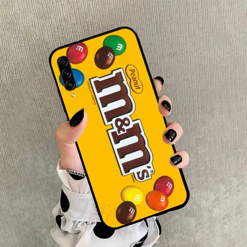 

M&Ms Chocolate Box Bling Cute Phone Case For Samsung Galaxy A 3 6 7 8 10 21 01 11 31 91 10S 20S 30S 50S PLUS