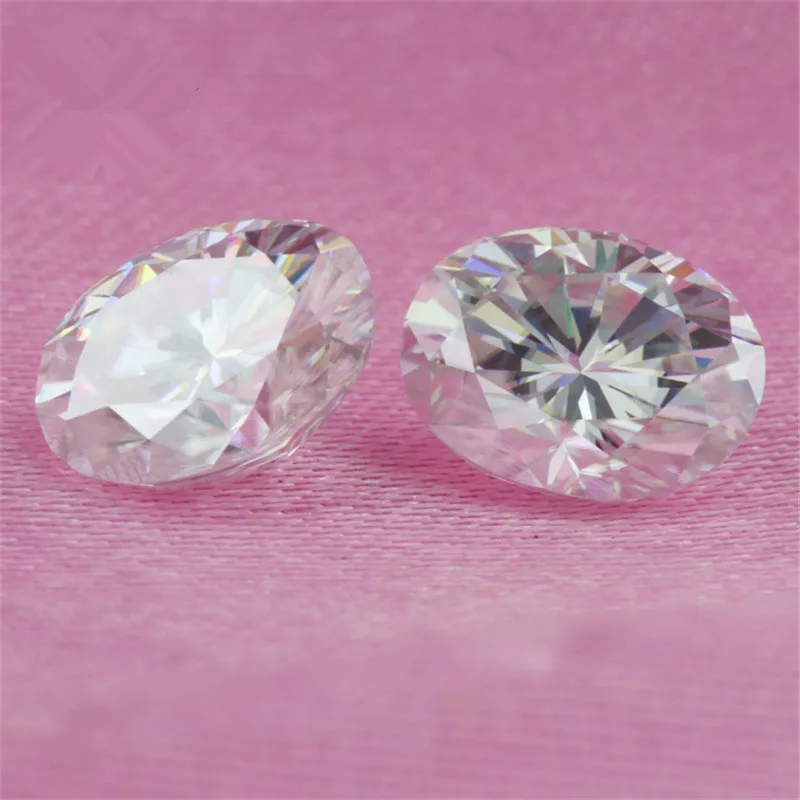 Горячая Распродажа лабораторный Выращенный Муассанит 0 3 карат 3x5 мм овальная