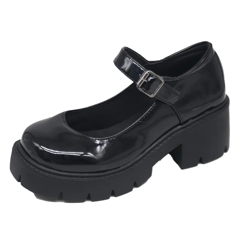 

Women Shoes Japanese Style Lolita Mary Jane Shoes Women Vintage Girls Soft High Heel Platform Sweet Shoes College Student