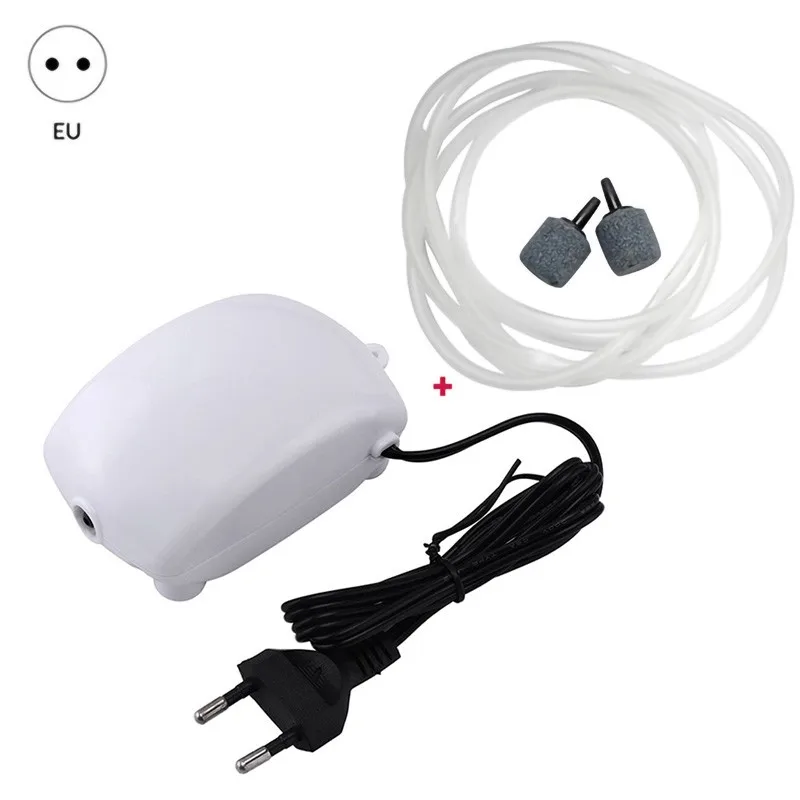 Аквариумный воздушный насос вилка стандарта США/ЕС сверхнизкий уровень шума