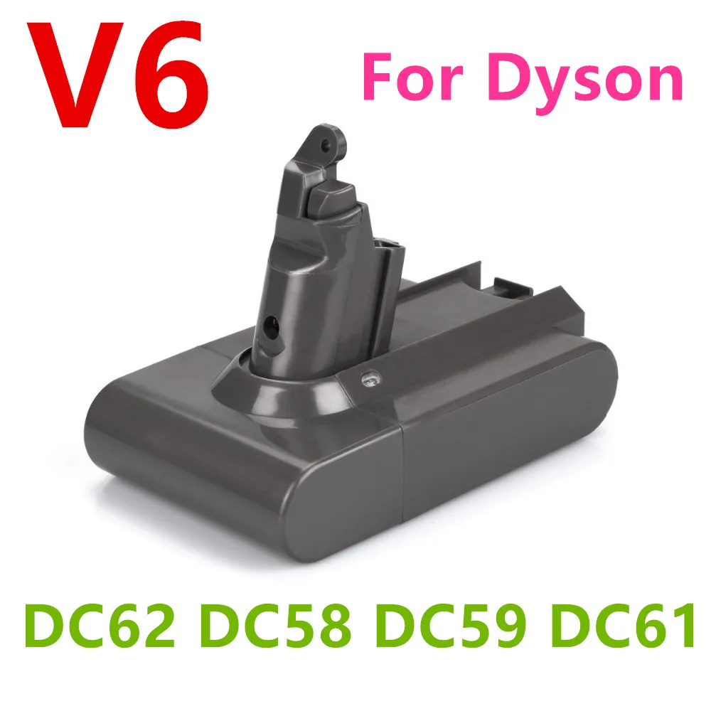 

Power Tool Battery 21.6v 38000mAH Li Ion Battery for Dyson V6 Dc58 Dc59 Dc61 Dc62 Dc74 Sv07 Sv03 Sv09 Vacuum Cleaner Batter