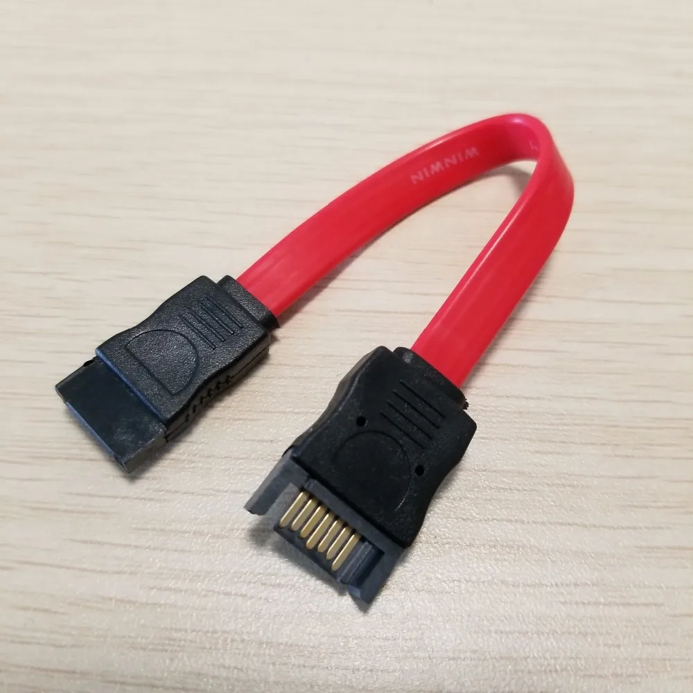 Жесткий кабель Dirve SATA для передачи данных красный питания с разъемом Папа мама 10