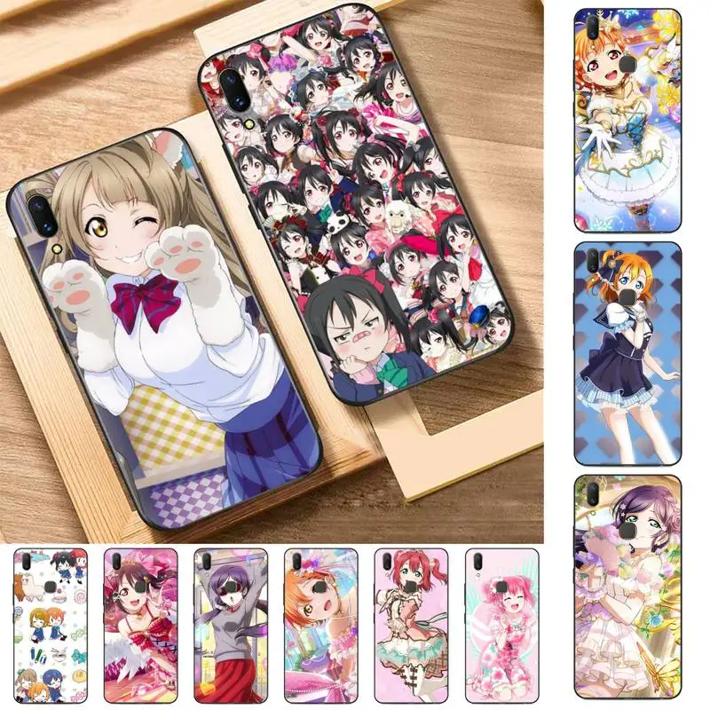 

Love live school idol Phone Case for Vivo Y91C Y11 17 19 17 67 81 Oppo A9 2020 Realme c3