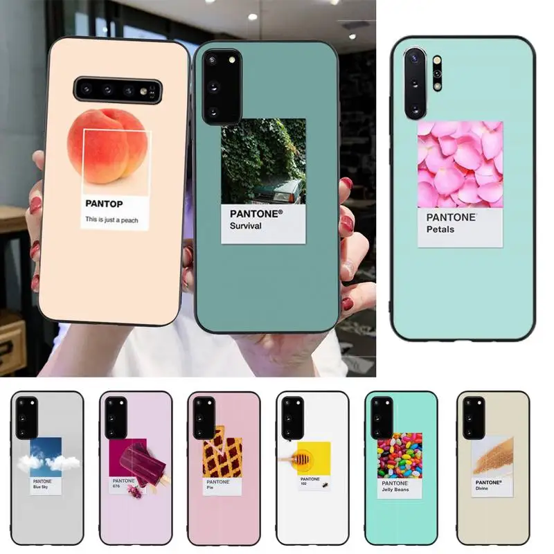 Чехол для телефона Babaite Pantone яркие цвета фруктовое печенье солнечный свет корпус