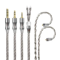 kbear wide 8 core graphene single crystal copper plated upgrade earphone cable mmcx2pin earbuds connector use tri i3 i4 headset