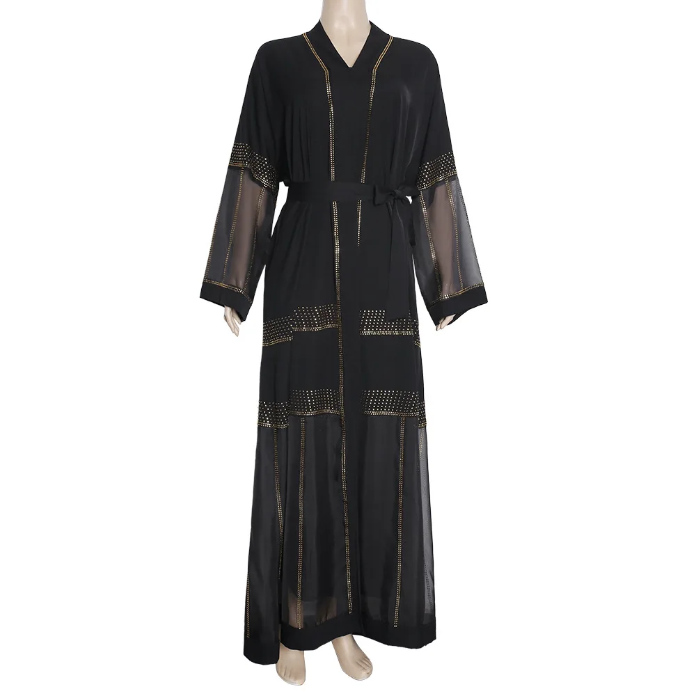 Новый стиль африканские Дашики абайя мусульманское платье модные горячие сверла