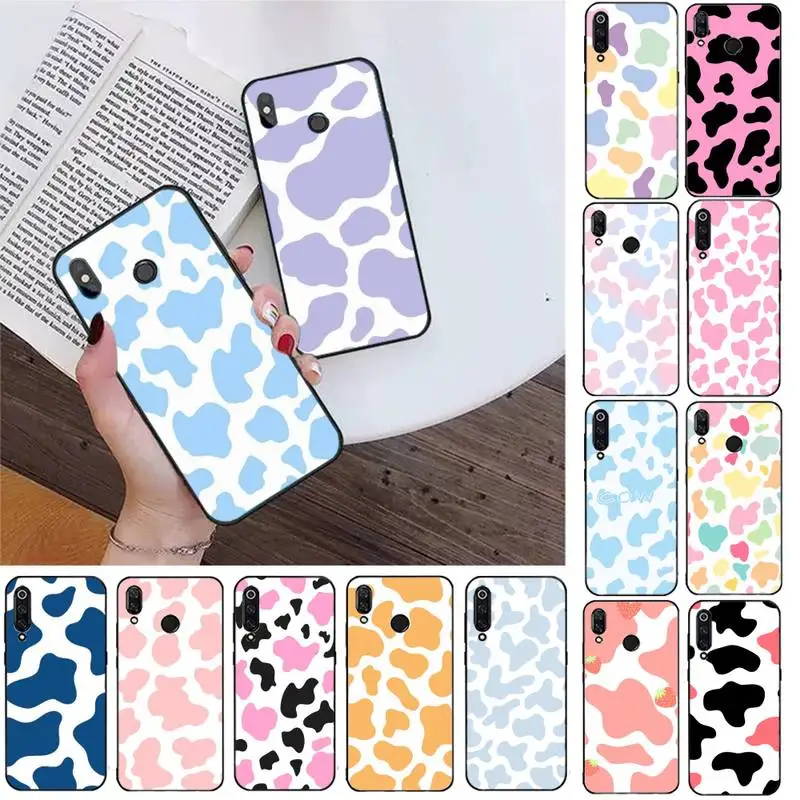 

Lavender Cow Print Phone Case For Redmi note 8Pro 8T 9 Silicone Fundas for Redmi note 6pro 7 7A 6 6A 8 5plus note 9 pro Capa