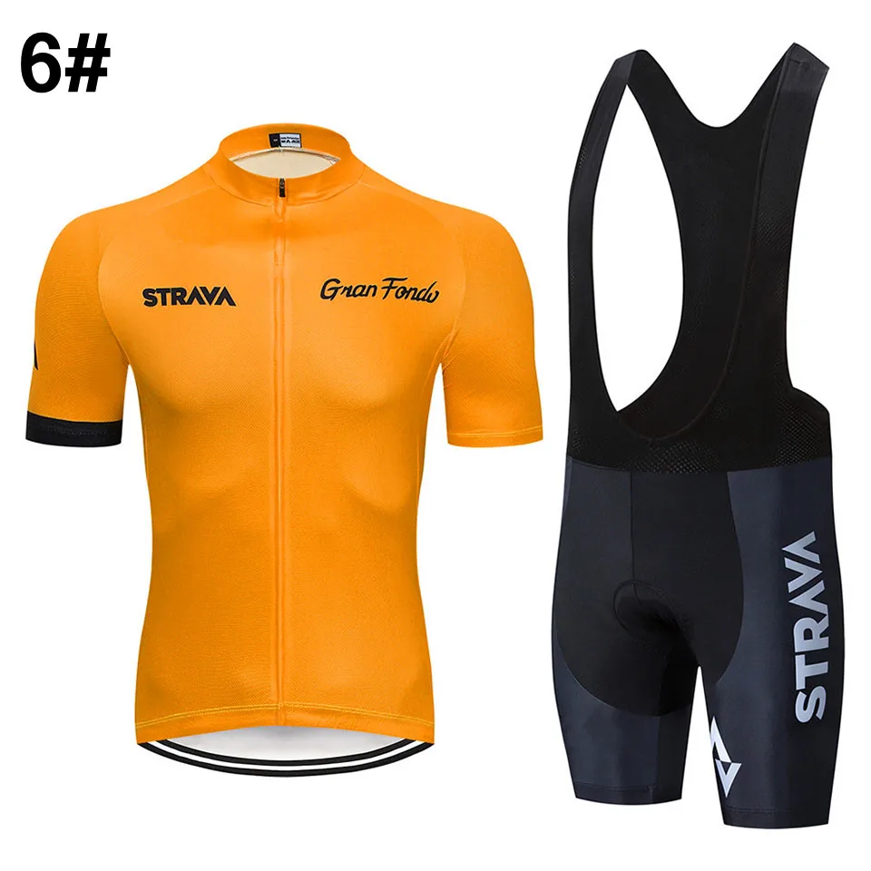 strava Sommer Radtrikots herren Team radfahren Tragen Kurzarm велосипедная футболка Джерси Команда Racing Kleid Radfahren Kleidung - Цвет: 9