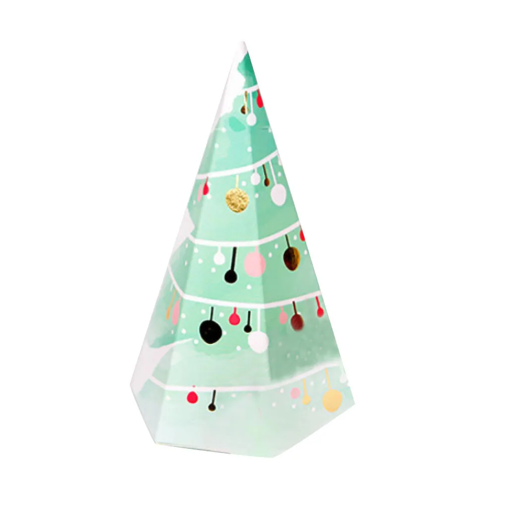 5 шт. Рождественский Подарочный пакет упаковка крафт-бумажное яблоко башня