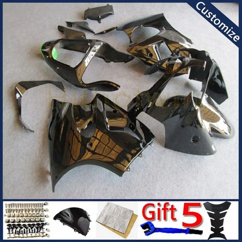 Мотоциклетный капот для ZX6R 2000 2001 2002 ZX-6R ZZR600 2005 2006 2007 2008 ABS корпус обтекателей литья