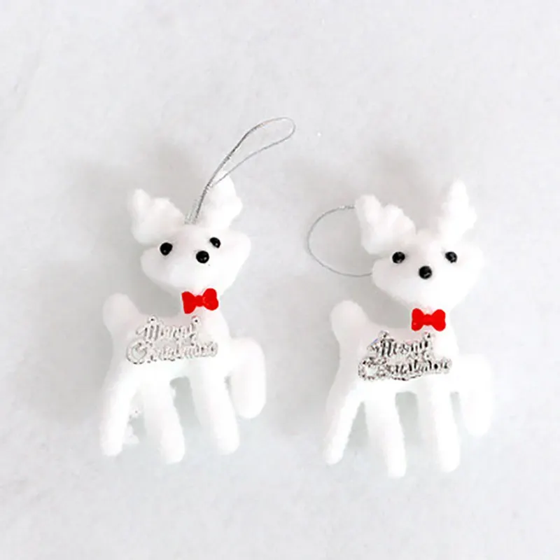 2 шт бытовые рождественские украшения из пенопласта в форме олененка подвесные