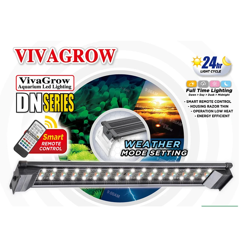 ODYSSEA VIVAGROW DN50 дневная ночь RGB LED аквариумное освещение приспособление для