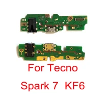 usb charging port dock connector board flex cable for tecno spark 7 kf6 spark7 charge charger port replacement repair parts
