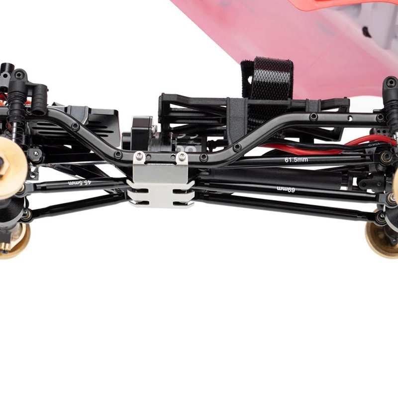 Metal Servo Mount Bracket Upgrade Accessories with Front Steering Linkage Tie Rods Suspension Links Set | Игрушки и хобби