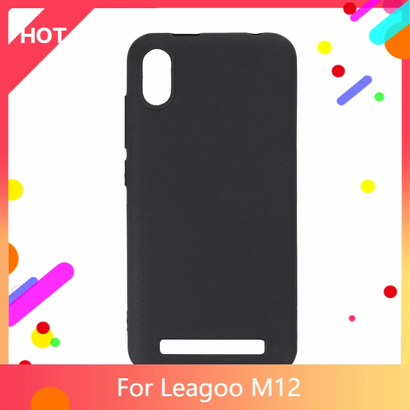 M12 чехол Матовая Мягкая силиконовая задняя накладка из ТПУ для Leagoo телефона