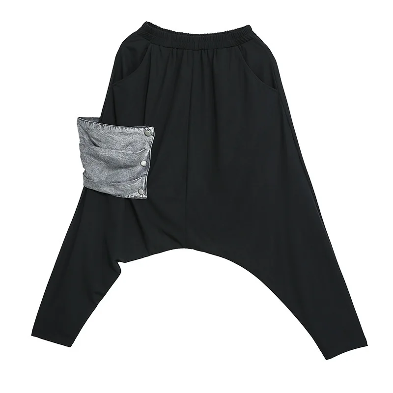 Женские брюки-шаровары LANMREM съемные эластичные брюки с разрезом весна 2020 YH73401 |