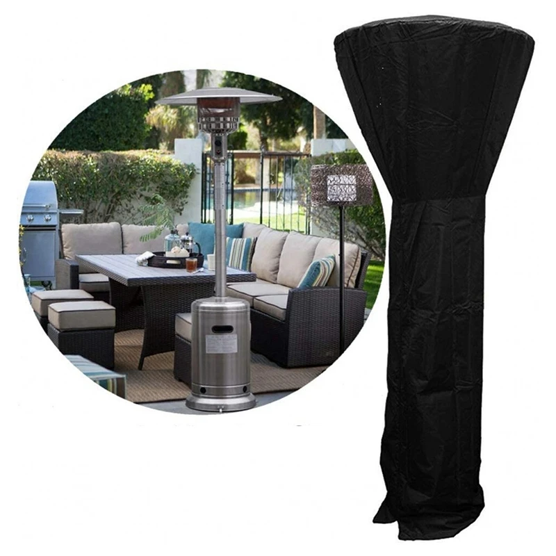 

420D Patio Heater Cover Waterproof Standup Outdoor Round Heater Covers