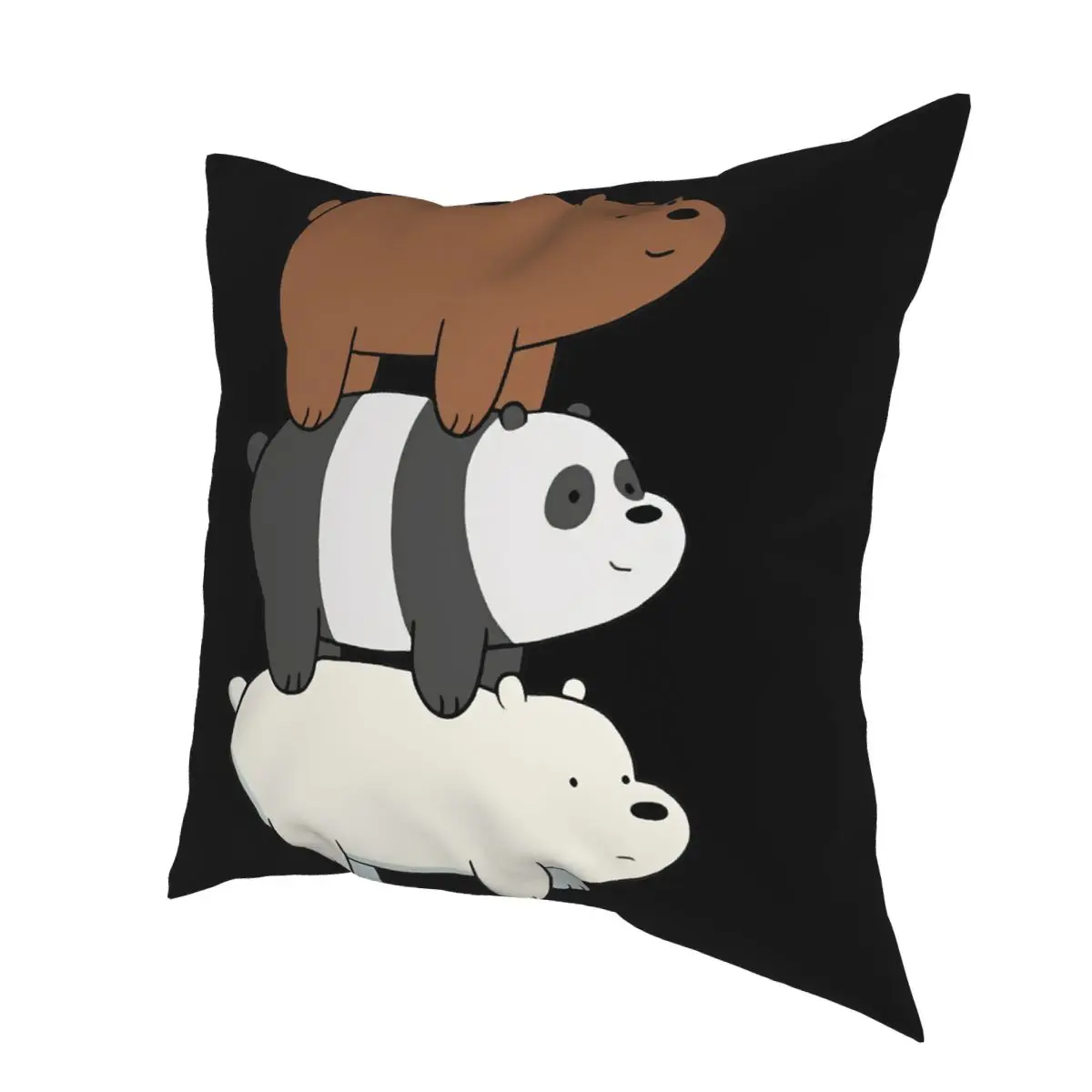 Новое поступление 2018 забавные хлопковые Смешные Женские чехлы с тремя медведями