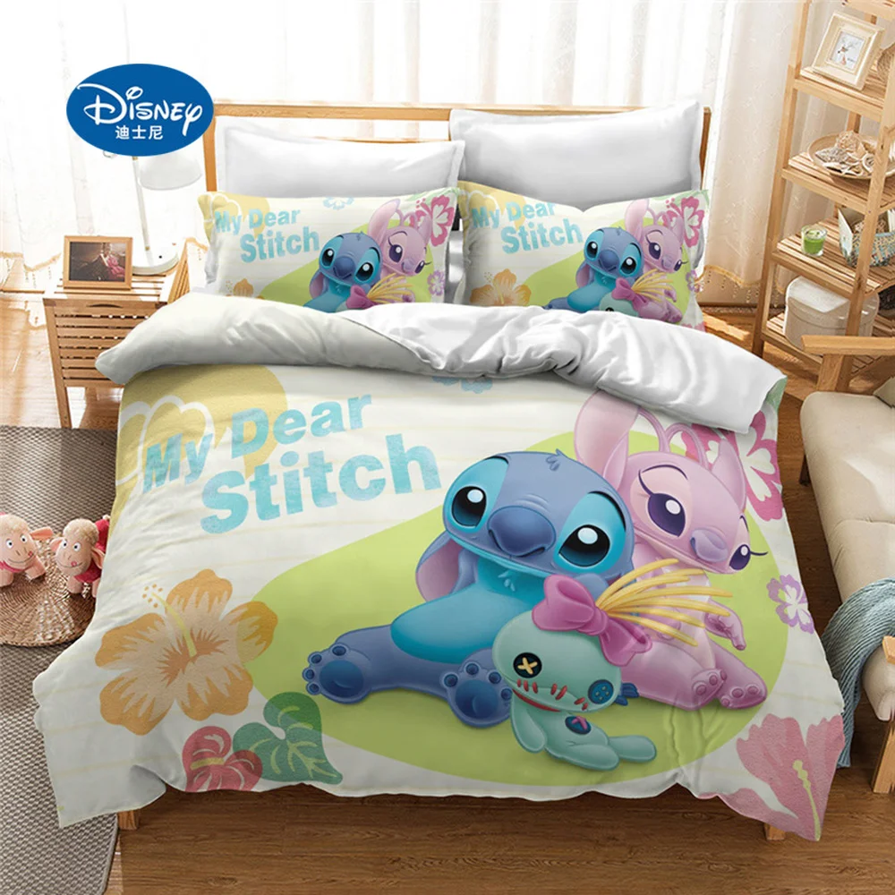 Комплект постельного белья Disney Lilo & Stitch Детские пододеяльники наволочки