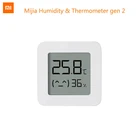 Термометр Xiaomi Mijia 2 беспроводной умный электрический цифровой гигрометр Mijia APP экран Bluetooth датчик влажности Измеритель влажности