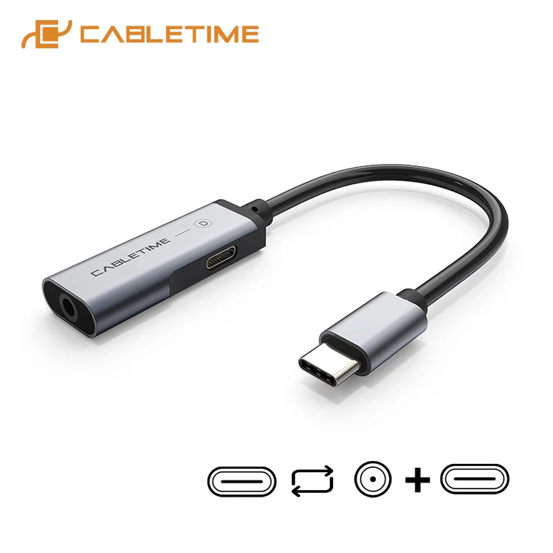 

2021 CABLETIME USB C цифровой адаптер для Aux 3,5 мм разъем для наушников OTG разветвитель для Huawei P30 LG Xiaomi 10 Samsung Note 10 C328