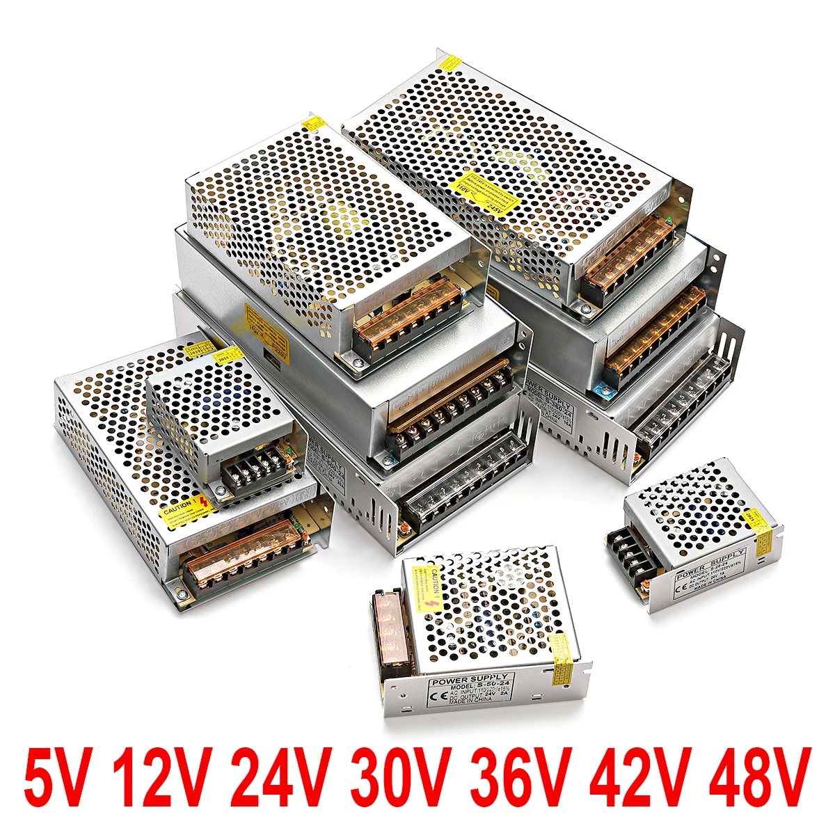 AC DC 5V 12V источник питания 24 V 48V Fonte 500W трансформаторы 220V до 5 12 SMPS Mean well|Импульсный