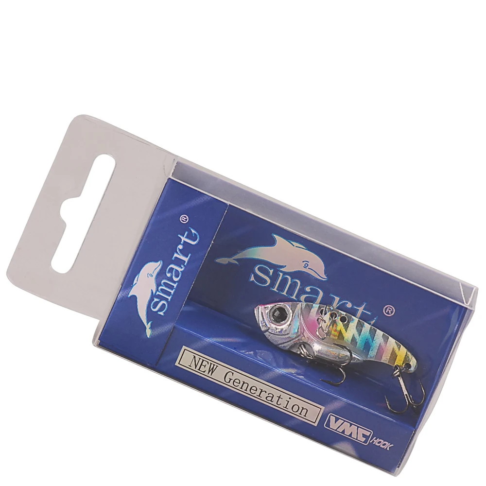 Smart VIB 5 см 11 г 3D глаза тонущие металлические жесткие приманки Франция VMC крюк Leurre Dur