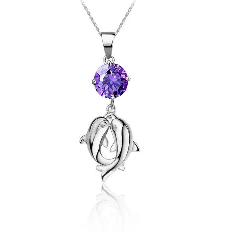 Оптовая продажа подвески из чистого серебра 925 пробы двойные искусственные