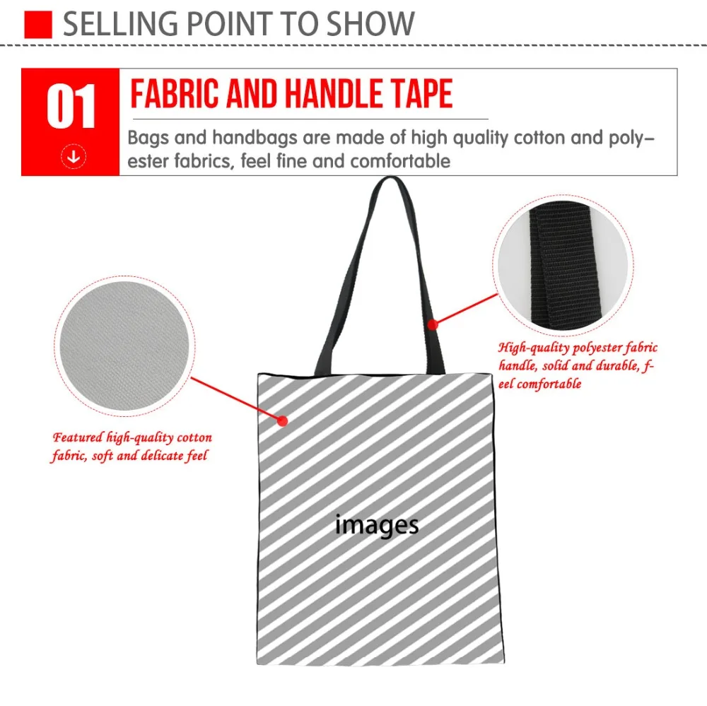 

FORUDESIGNS Fashion 3D Sunflower Pattern Women Shopper Bags Reusable Canvas Ladies Tote Shoulder Bags Eco Shopping Handbags Bags