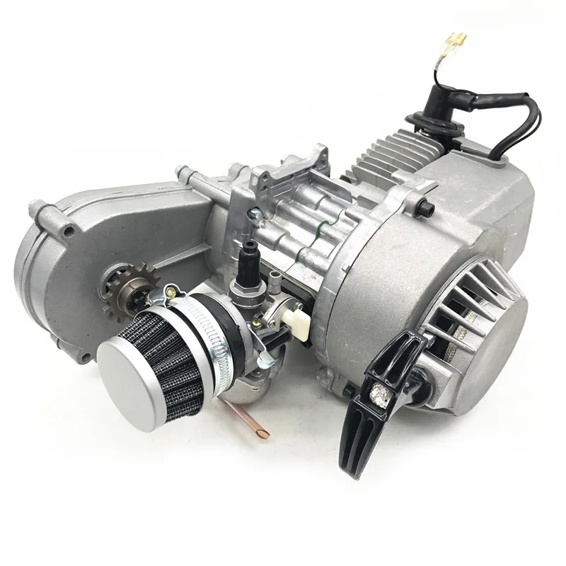 Двигатель 43cc 47cc 49cc 2 тактный двигатель для мини карманного велосипеда скутера
