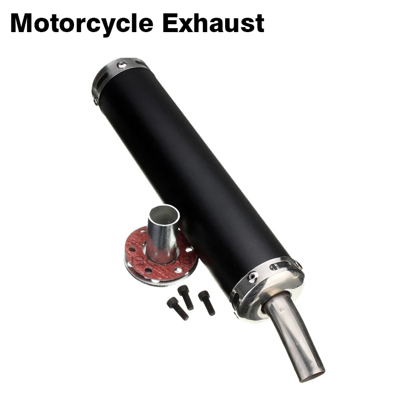 

60x280 мм Универсальный 20 мм мотоциклетный гоночный выхлопной трубы глушитель прокладка глушителя 2 такта