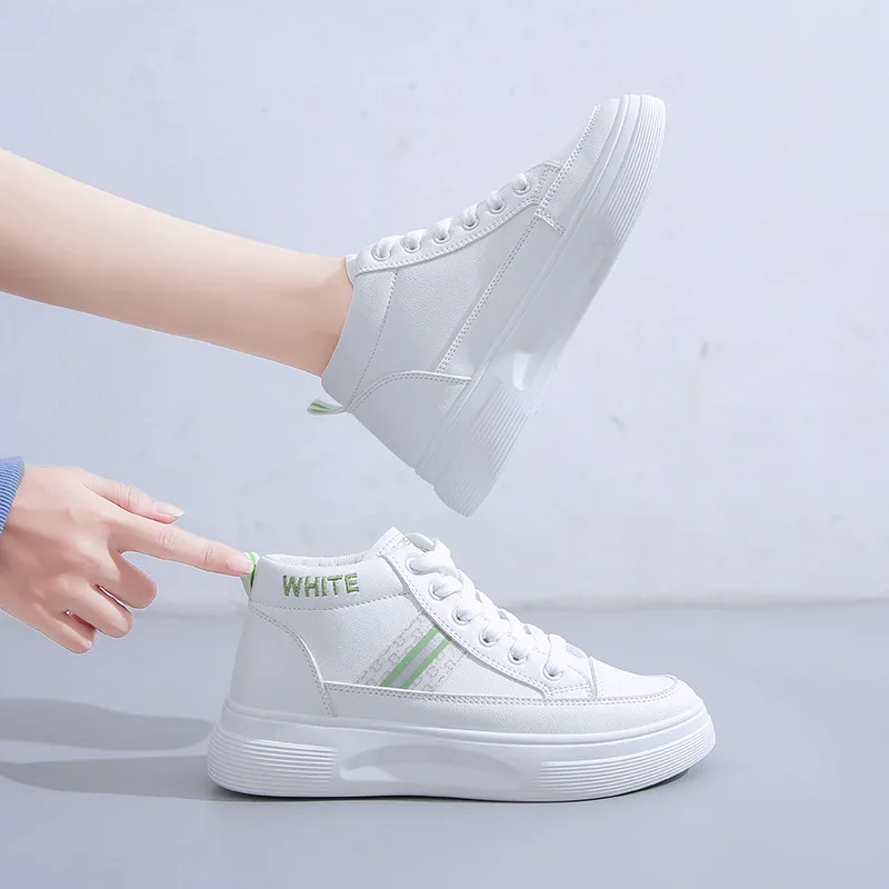 

Women Korean Platform Sneakers Women Shoes Thick Bottom Chunky Sneakers Breathable Mixed Colors Slip on Casual Shoes Woman 2022