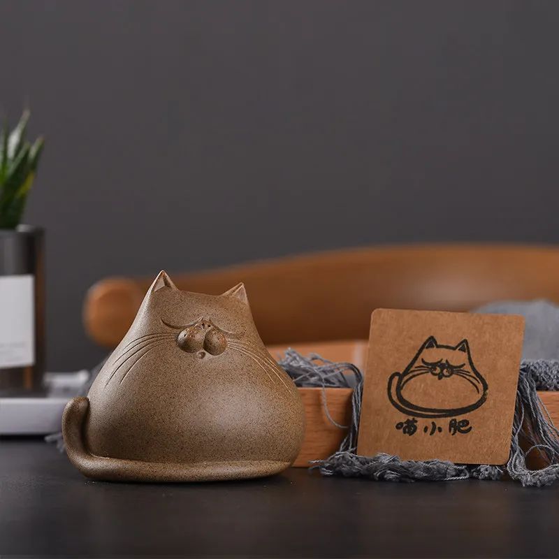 Продукты глиняный чай ПЭТ Исин японский стиль Lucky cat керамические кухонные