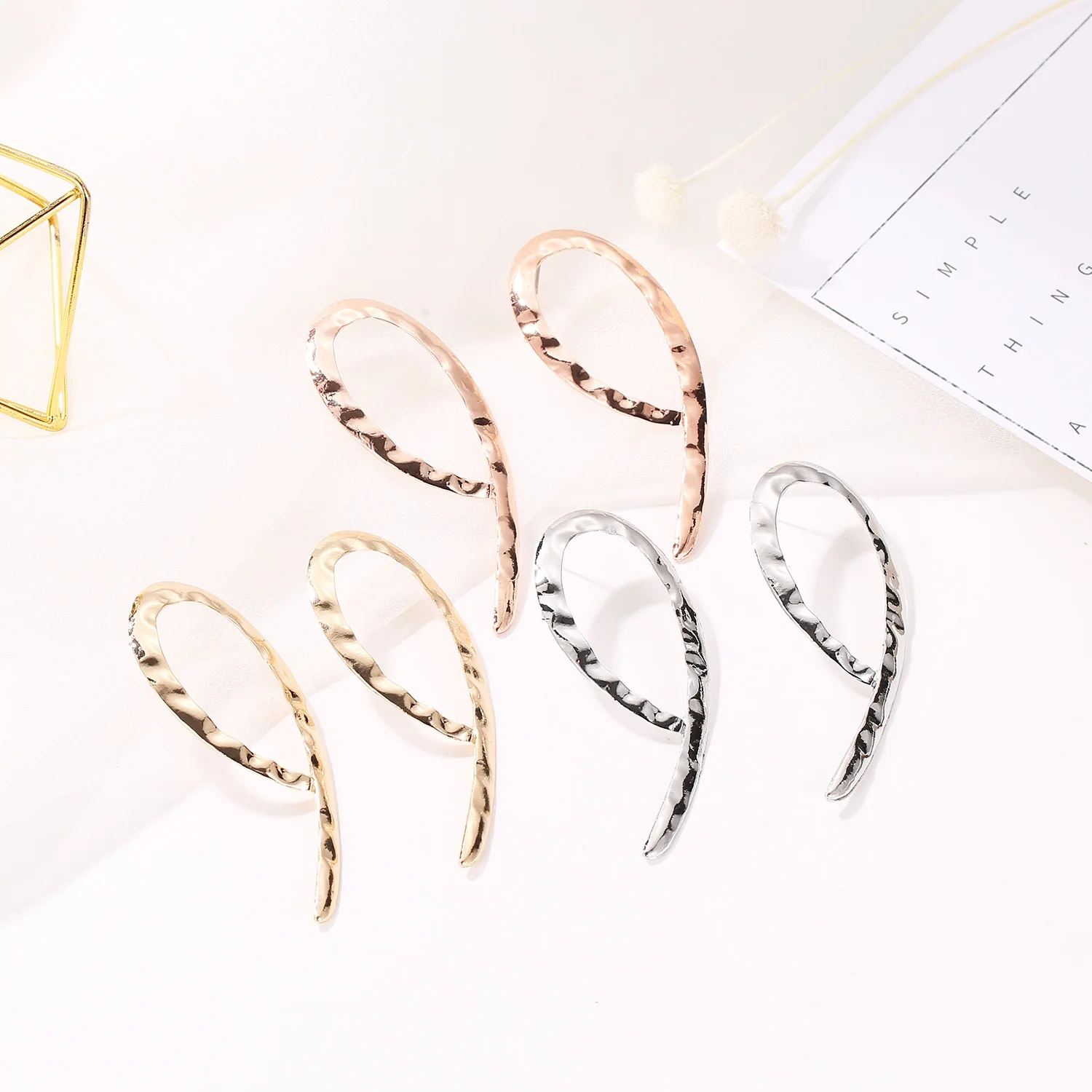 2020 New Fashion Geometry Drop Dangle Earrings for Women Geometric Statement Earring Metal Earing Hanging Jewellery | Украшения и