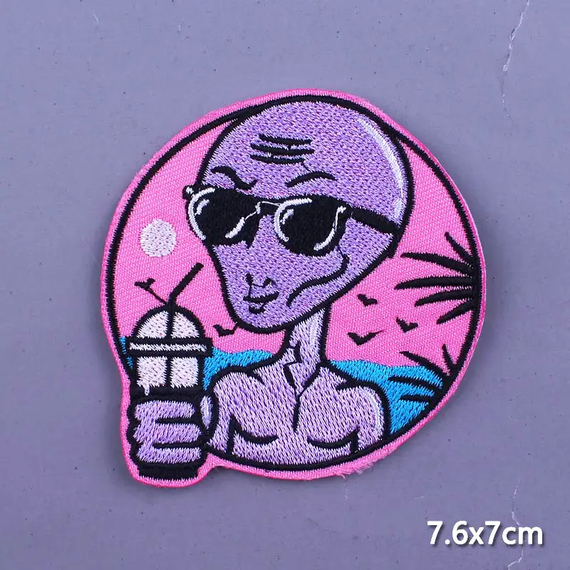 Clothing Patch Hippie Letter Embroidered Patches For Gay Pride Stickers Lgbt On Clothes Applique Iron | Дом и сад