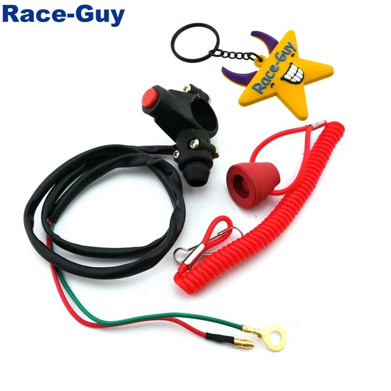 Kill Stop Tether открытый переключатель безопасности кнопка для 2 тактного карманного