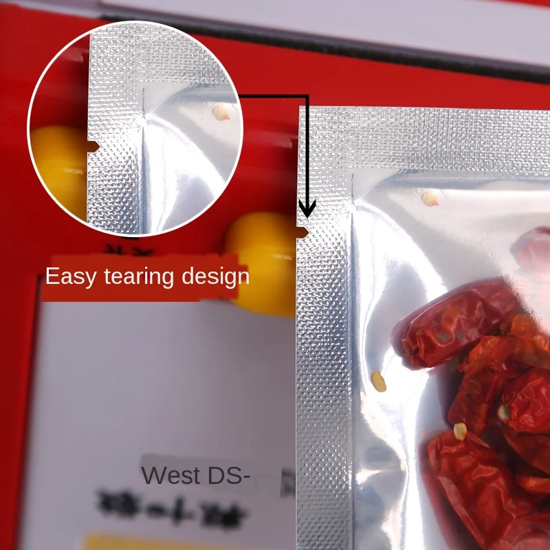 Вакуумный мешок из алюминиевой фольги серебряный пищевой вакуумный пакет 18x25 см