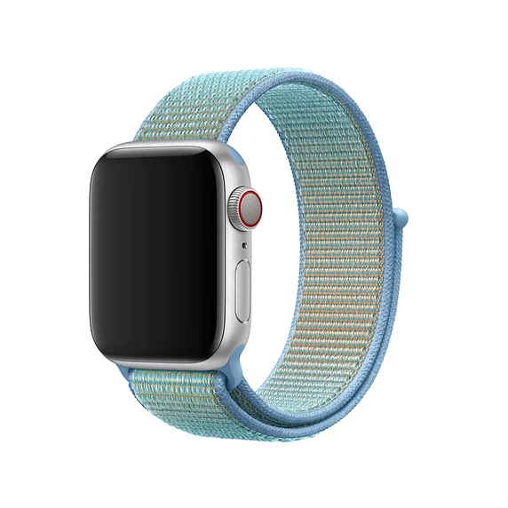 Цветной тканый нейлоновый ремешок для Apple Watch Band 5 4 40 мм 44 мм мягкая дышащая Спортивная петля для iWatch 3 2 1 38 мм 42 мм ремешок для часов