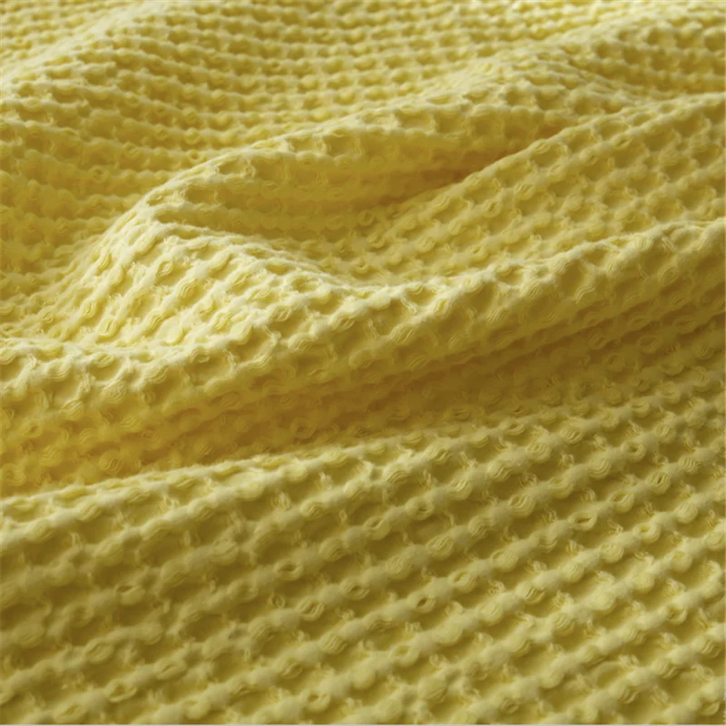 Waffle Throw Blanket Bedspreads Cotton Christmas Decorations For Home Comfy Portable Travel All-Season Skin-friendly Soft